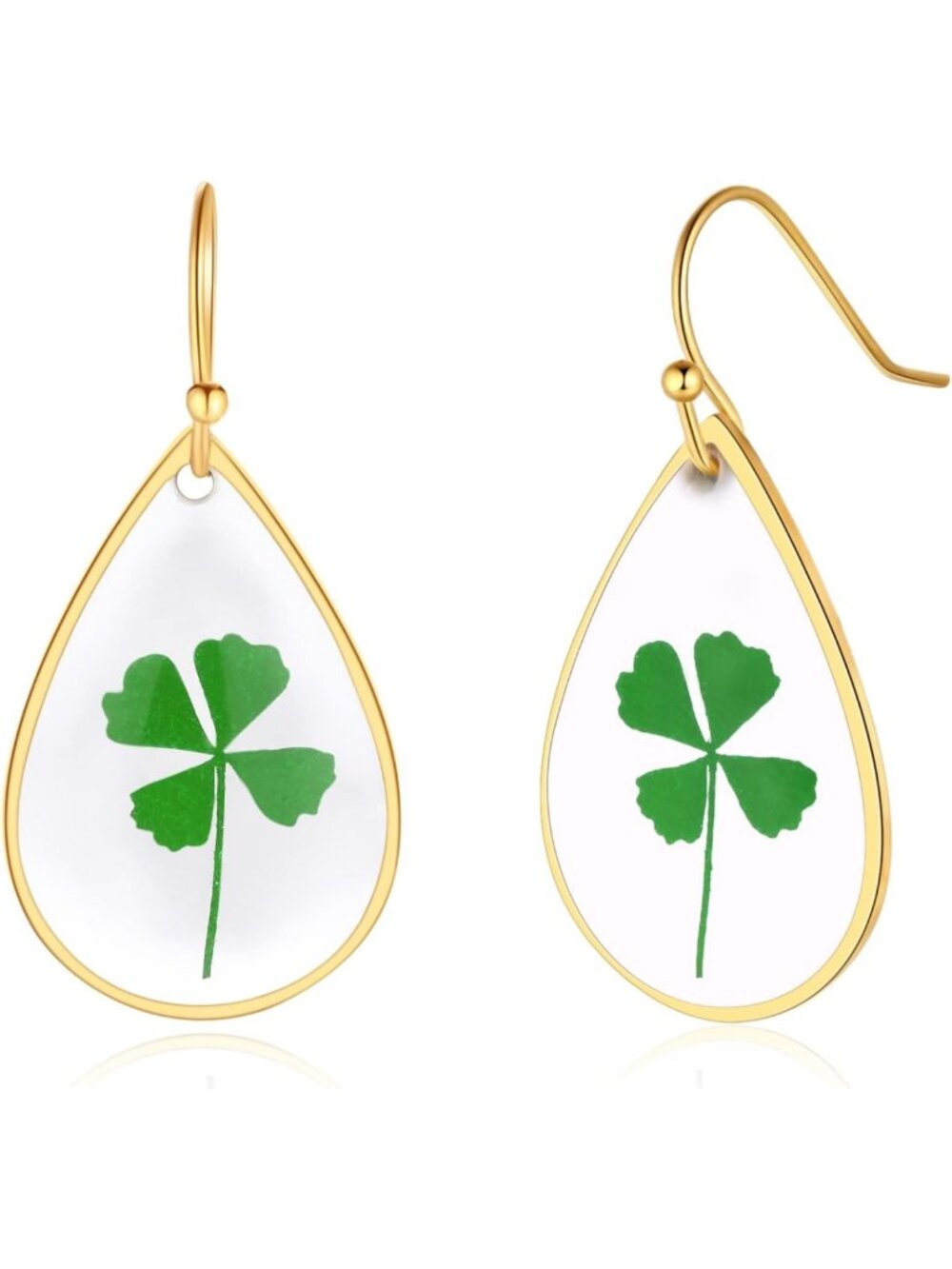 Handmade Pressed Flower Drop Dangle Earrings | Unique Floral Jewelry Gift for